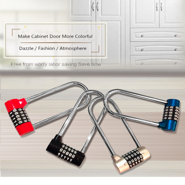 Large Size Locker Padlock Lengthened Lock Beam Type For