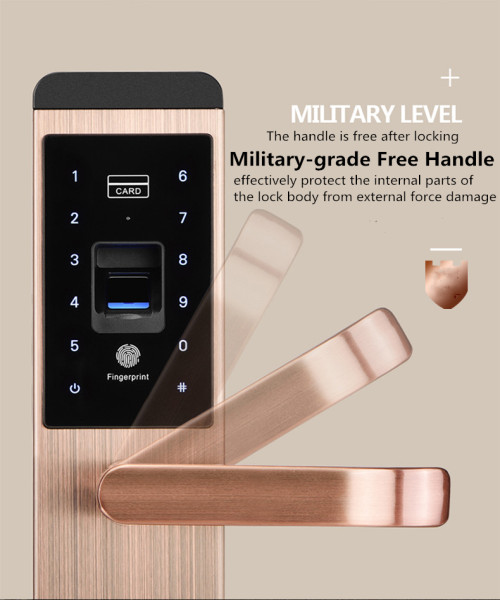App Temporary Password Unlock Smart House Lock For Anti Theft Door