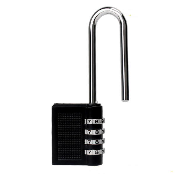 Anti Theft Combination Padlock , High Grade Zinc Alloy Long Shackle Padlock