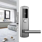 Silver 125KHz Hotel Smart Door Locks 13.56MHz Rfid Hotel Key Card System
