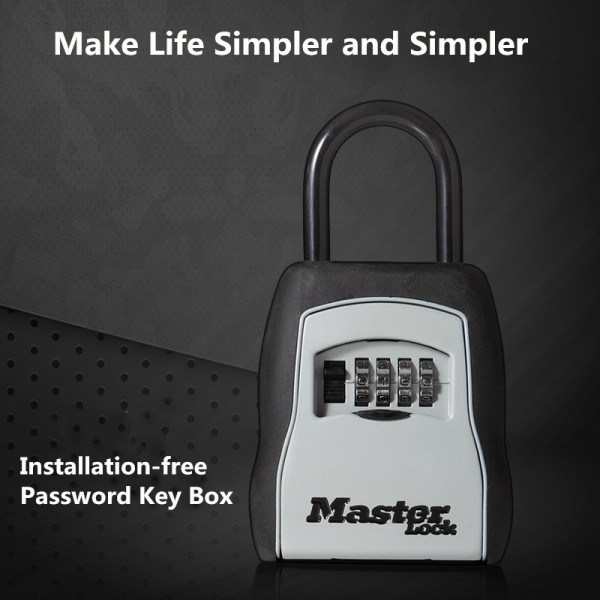 Master Lock Key Box Four Digit Password Type Alloy Steel Material Made