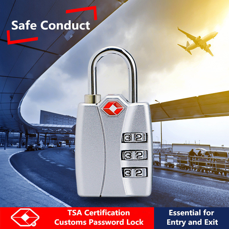 Luggage Use TSA Combination Padlock With High Shear & Perturbed Performance