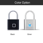 Fingerprint Padlock One Touch Open Fingerprint Lock with USB Charging for Gym, Sports, School