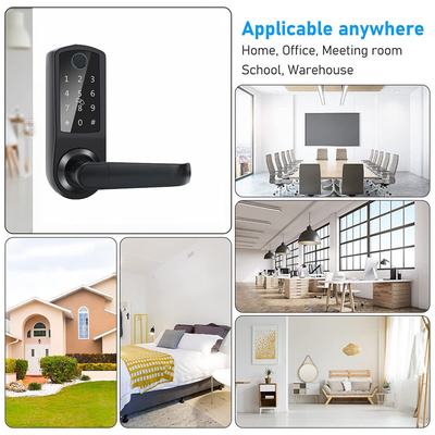 Single Latch Deadbolt Security Electronic Smart Fingerprint Door Lock with TTlock app