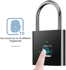 Waterproof Keyless Fingerprint Padlock Anti Theft Security Digital Portable For Gym Locker