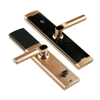 Staineless Steel Gold Color Hotel Smart Card Door Locks for Hotel Apartment Office