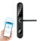 6V Fingerprint APP Control Door Lock  Aluminum Alloy For Home