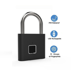Keyless Smart Thumb Print Padlock Anti Theft Electronic Pad Locks For Luggage Door