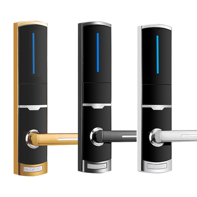 310*72mm Zinc Alloy Hotel Electronic Smart Door Locks with RFID Card and Mechanical Key