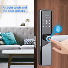 Aluminum Alloy Safety Smart Fingerprint Door Lock For Home Apartment