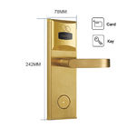 Thickness 38mm 48mm Electronic Smart Hotel Lock Card Access System