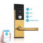 Stainless Steel TTlock BLE Apartment Smart Door Lock with Password Card and Key
