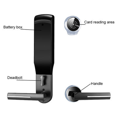 RFID Hotel Electronic Smart Lock IC Card DC6V 3cm Induction With Free Software