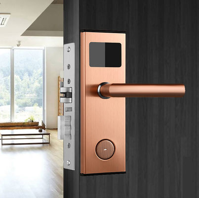 ANSI SS Magnetic Card Door Lock Hotel Smart Fireproof Waterproof