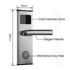 240*78mm Stainless Steel Hotel Key Card Door Locks With Card Encoder