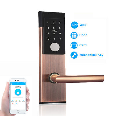 Touch Screen TTlock app Smart Keypad Door Lock for Aprtment Home Office