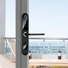 Intelligent Fingerprint Biometric Smart Door Lock Aluminum Alloy For 30 - 45mm Door