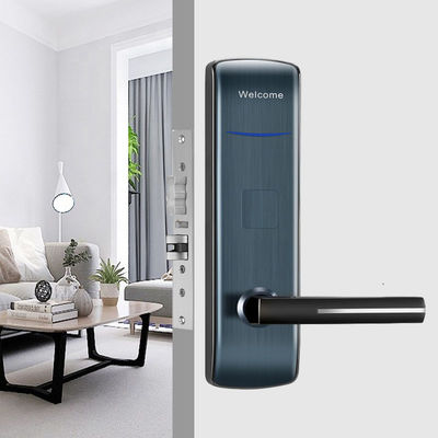 Gold Color Zinc Alloy Hotel Electronic Locks with Card Encoder for Hotel Motel Apartment