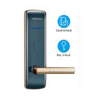 High Security 5 Tongues Mortise Hotel Card Door Lock Intelligent with Management Software System
