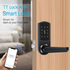 Smart Bedroom 180mm Electronic Smart Door Locks 6V AA Hotel Card Door Locks
