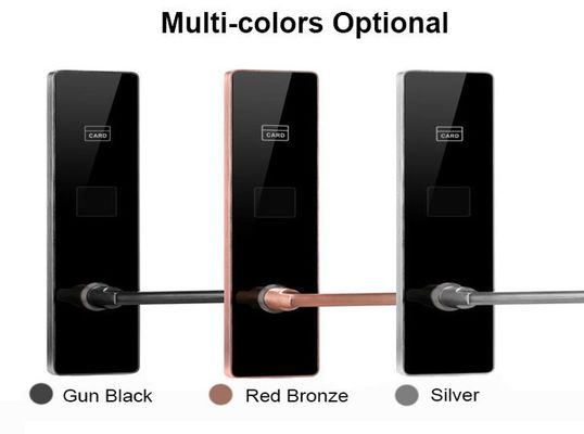 Stainless Steel Smart Key Card Hotel Electronic Locks with CE FCC Certification