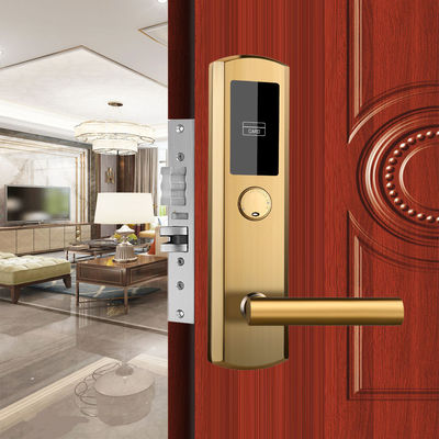 304 Stainless Steel Key Card Hotel Smart Door Locks with Free PC Software