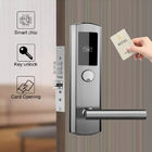 304 Stainless Steel Key Card Hotel Smart Door Locks with Free PC Software