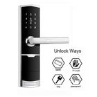 Zinc Alloy apartment electronic door locks With Password TTlock Tuya App