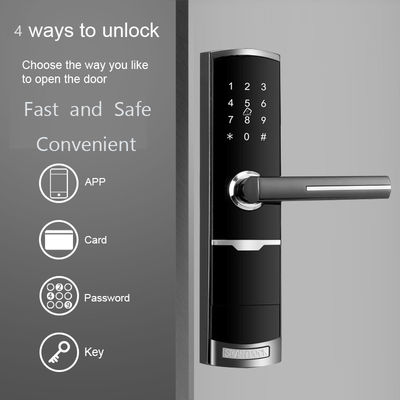 Gold Color Remotely Control Smart Keypad Door Lock with TTlock app Card Key