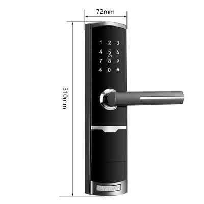 Gold Color Remotely Control Smart Keypad Door Lock with TTlock app Card Key