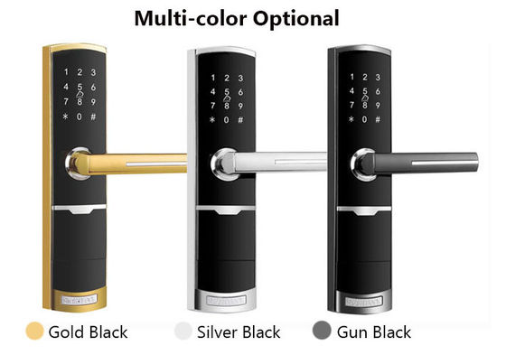 Gold Color Remotely Control Smart Keypad Door Lock with TTlock app Card Key