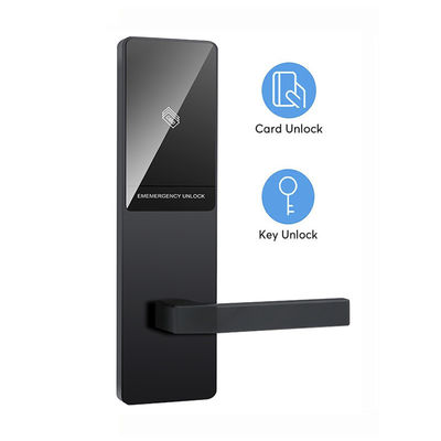 Aluminum Alloy Hotel Key Card Door Locks with Card Encoder and Energy Saving Switch