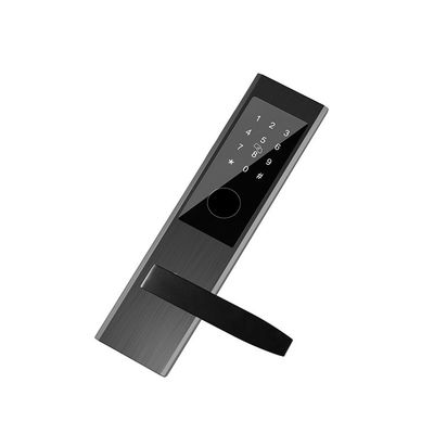 Verrouillage Bluetooth Electronic Intelligent Front Door Lock Ss304 Black