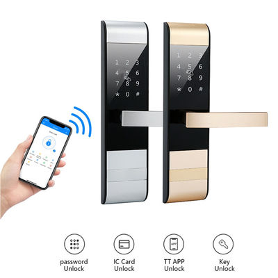 4 in 1 Password TTlock App Card Smart Keypad Door Lock for Apartment Hotel Office