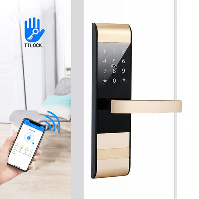 4 in 1 Password TTlock App Card Smart Keypad Door Lock for Apartment Hotel Office