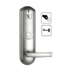 Silver 4AA Hotel Card Door Lock System 4.8V Smart Lock For Wooden Door