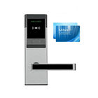Alkaline Batteries 6V Key Card Door Lock With Handle 35mm-65mm Thickness