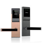 Alkaline Batteries 6V Key Card Door Lock With Handle 35mm-65mm Thickness