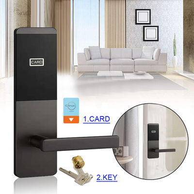 Wood Door Rfid Hotel Key Card Door Locks with Free PC Management Software