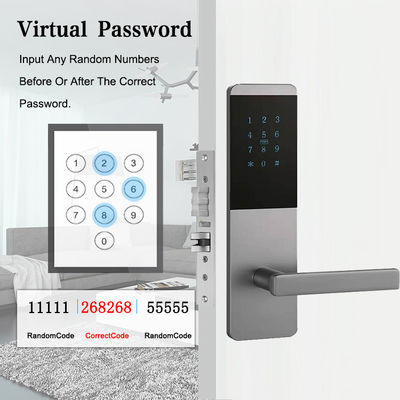 4 in 1 Aluminum Alloy Apartment Smart TTlock Door Lock with Touch Keypad