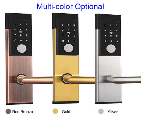 CE FCC TTlock Tuya App Apartment Smart Door Lock With Electronic Touch Keypad