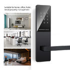 black FCC CE ROHS BLE Wifi Keypad Door Lock For Home Apartment