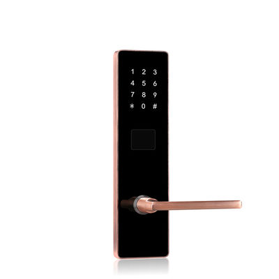 Security Code Door Handle Digital App Controlled Smart Password Door Lock For Home