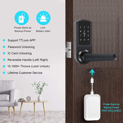 Stainless Steel Deadbolt Mortise Apartment Smart Door Lock with Password TTlock app