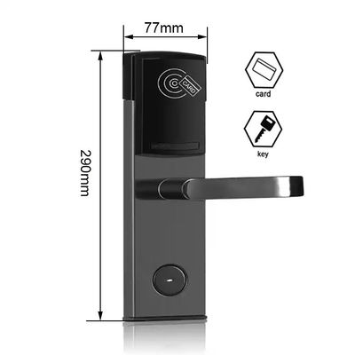 Electric 13.56Khz Keyless Digital Door Lock 60mm Magnetic Key Card Lock