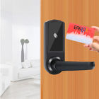 Black Mifare Hotel Smart Door Locks 1.5V Hotel Key Card Lock