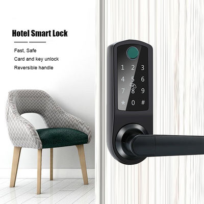 Aluminum Biometric Keypad Fingerprint Door Lock Sliding FCC