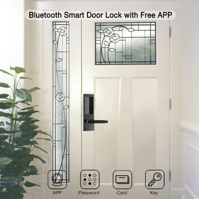TTlock App Controlled Keyless Digital Door Lock Apartment Smart Door Locks