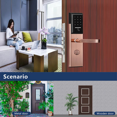 Stainless Steel 6068 Mortise TTlock App Controlled Door Lock with Smart Keypad