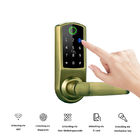 FCC Bluetooth Electronic Smart Door Locks 6V App 120mm Thickness